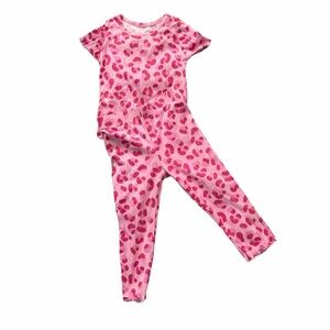 Tahari Pink Patterned Kids pijama set